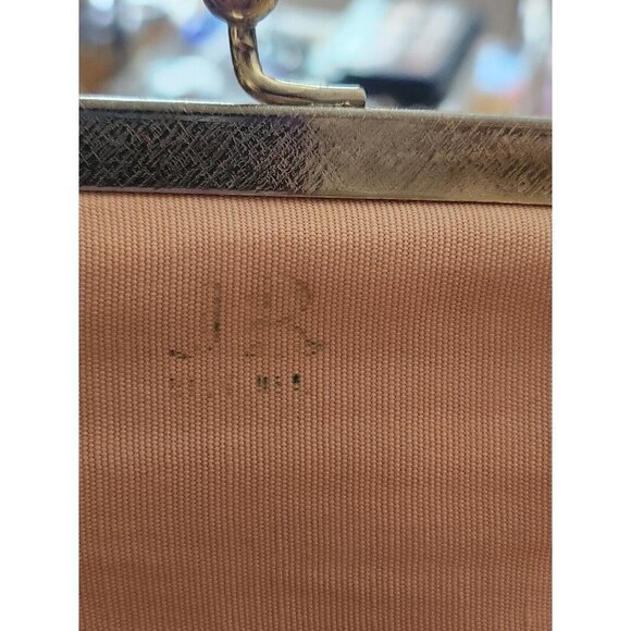 ANTIQUE Petit Point Purse Woven Double Sided Gentry Scenes Tapestry Work Clutch - Picture 5 of 9